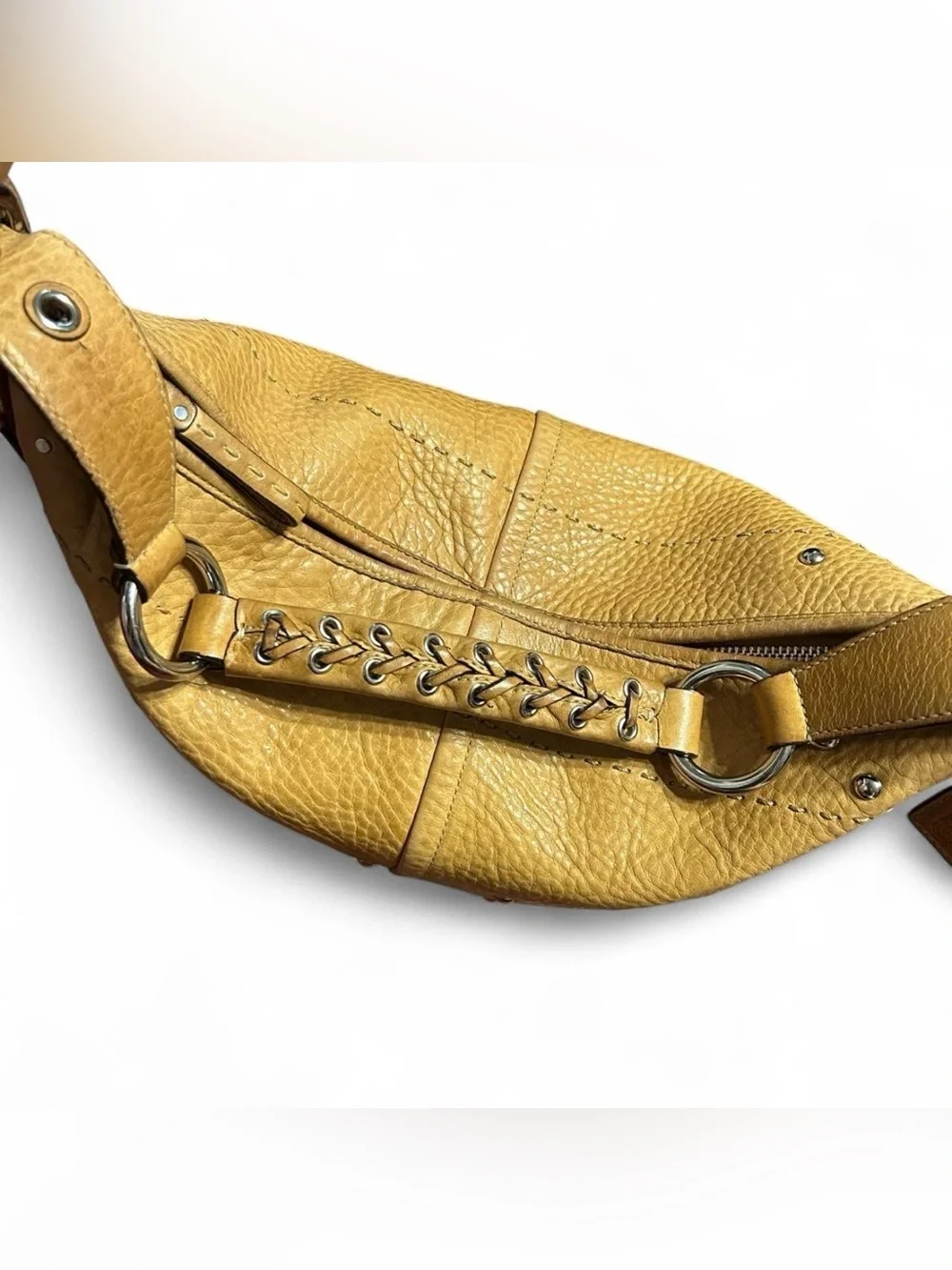 Coach studded grommet large hobo slouchy bag